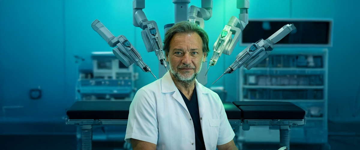 Prof. Dr. Tibet Erdoğru da Vinci robotik cerrahi sistemi ile ameliyathanede
